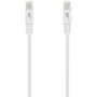 Aisens Cable de Red Latiguillo RJ45 Cat.6A UTP AWG24 0,5m Blanco